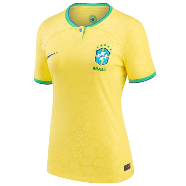 Camiseta Brasil Primera Mujer 2022-2023